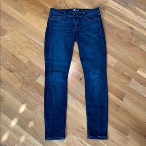 7 for all mankind - Low Rise Skinny Jeans